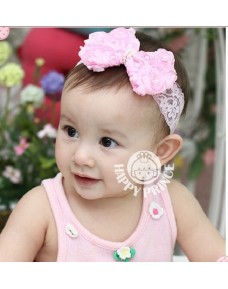 Sweet Baby Girls FLORAL RIBBON Headbands (2 colours)